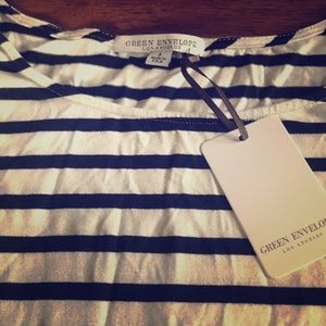 NWT Green Envelope short shelve shirt